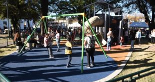 El Parque Mitre de barrio Belgrano estrenó un gran juego y sumó destacadas mejoras