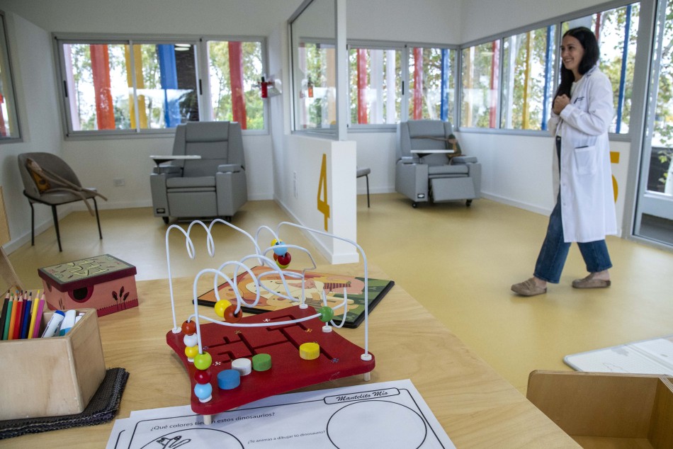 El Hospital Vilela estrena un nuevo espacio modelo para pacientes oncológicos pediátricos