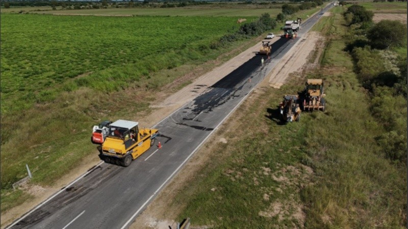Inician obras en la ruta Rosario-Victoria: tránsito alternado por un mes y medio